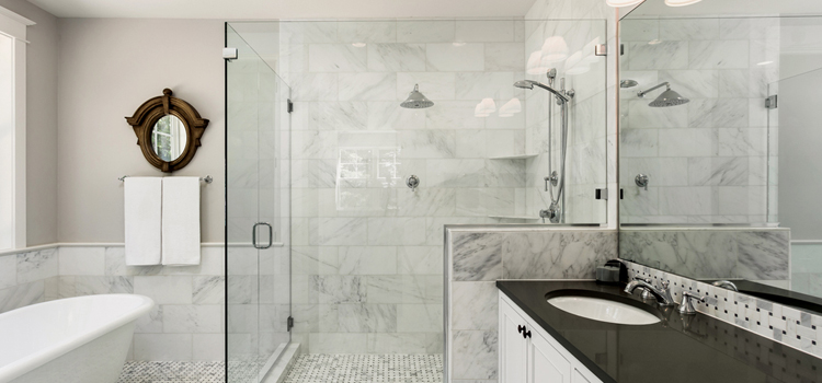 bathroom shower door installation in Pacific Grove